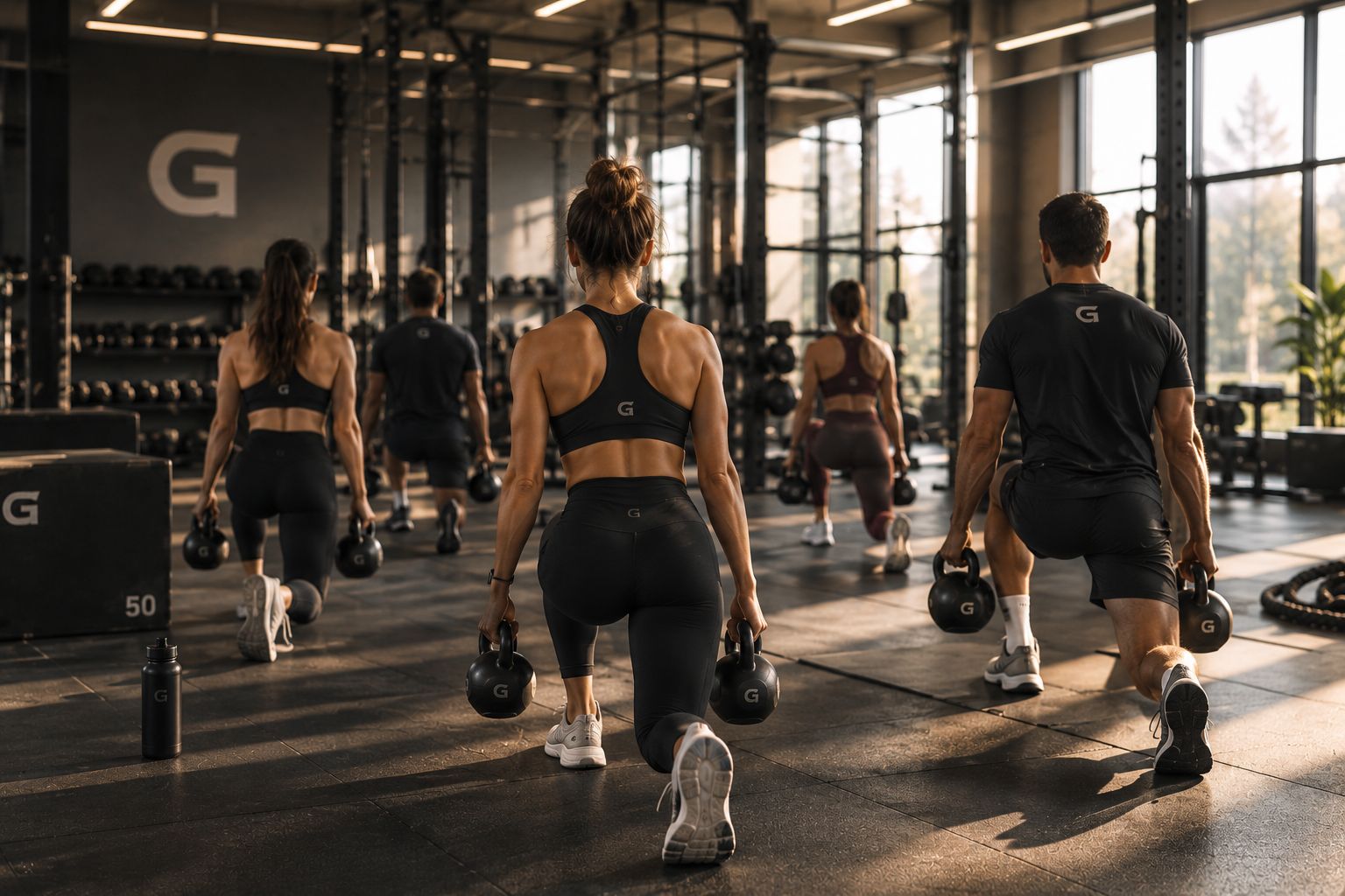 Allenamento di gruppo nello spazio G.MOVE